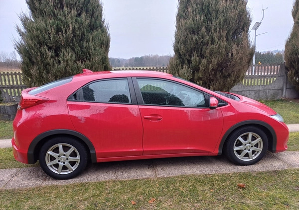 Honda Civic cena 25500 przebieg: 198000, rok produkcji 2013 z Mława małe 667